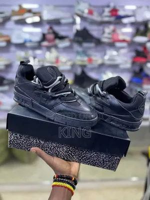 Louise Vuitton Black Sneakers