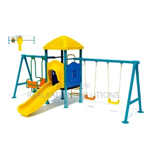 Heavy Duty Outdoor Multi-Play Children's Swing and Slide Set