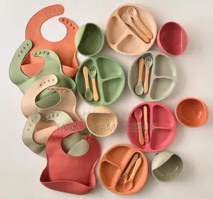 Baby Silicon Feeding Set