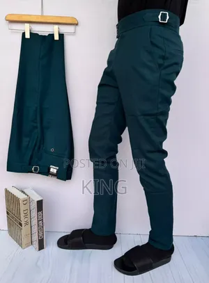First Class Beltless Pants
