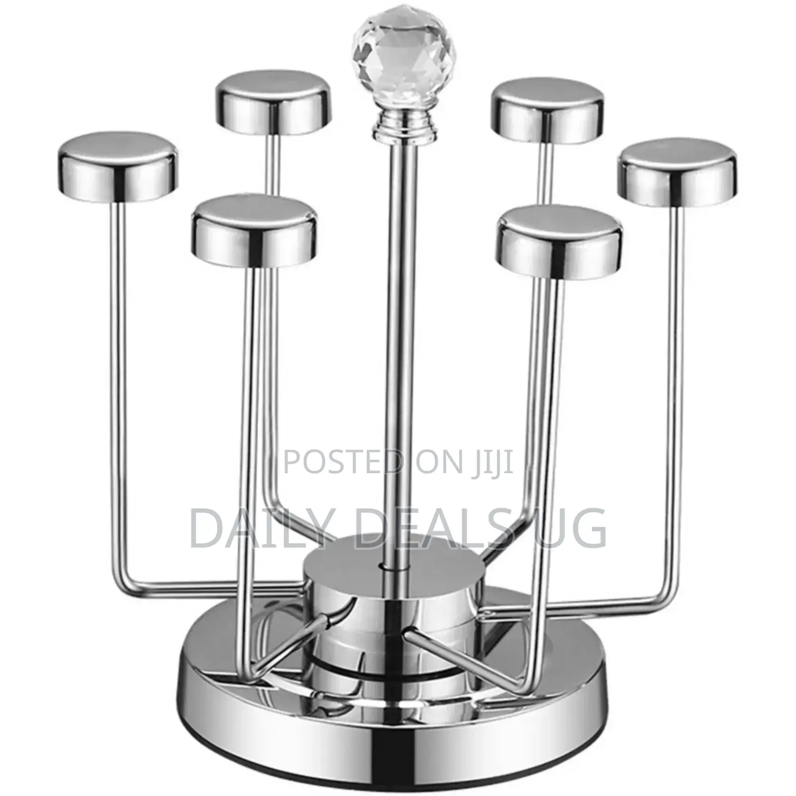 Rotating Stainless Glass Holder