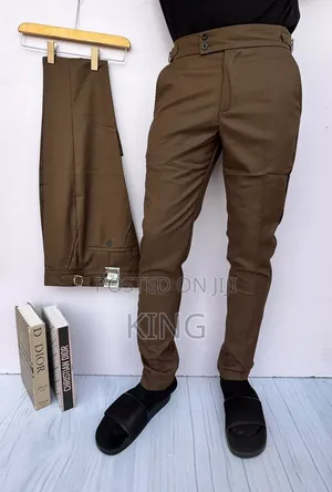 Simple Beltless Pants