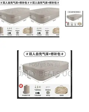 Foldable Double Air Mattress