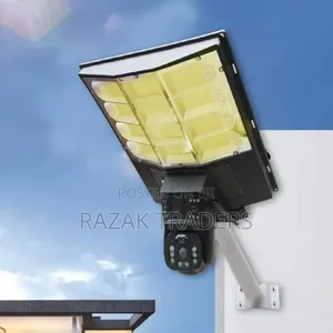 4G Solar Powered Camera Dual Lens on Led Solar Street Light