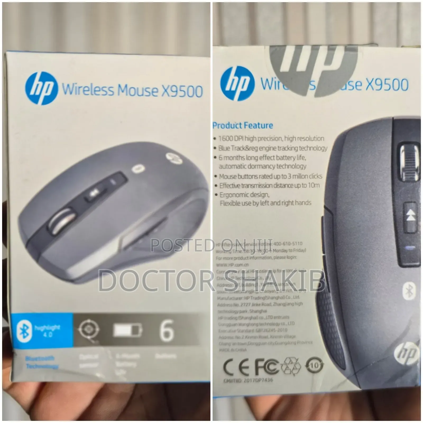 New HP Bluetooth Mouse X9500