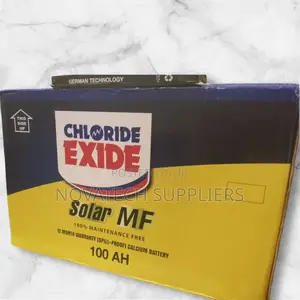 100ah Chloride Exide Maintenance Free Solar Batteries Kamu