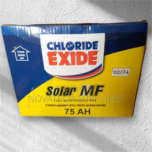 75ah Chloride Exide Maintenance Free Solar Batteries Kap