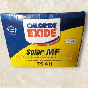 75ah Chloride Exide Maintenance Free Solar Batteries Juva