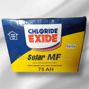 75ah Chloride Exide Maintenance Free Solar Batteries Cama