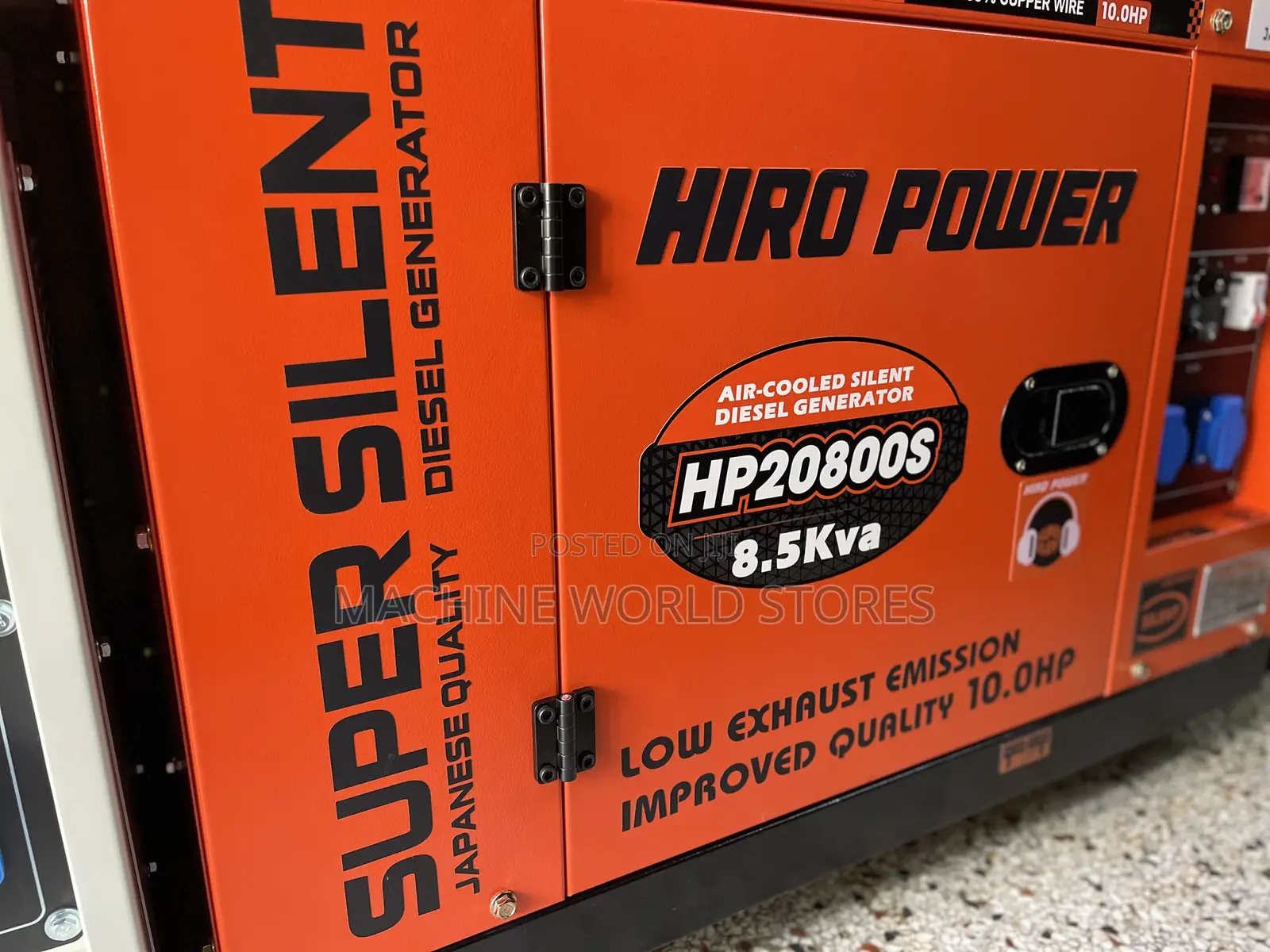 HP20800S Air Cooled Diesel Generator 8kva