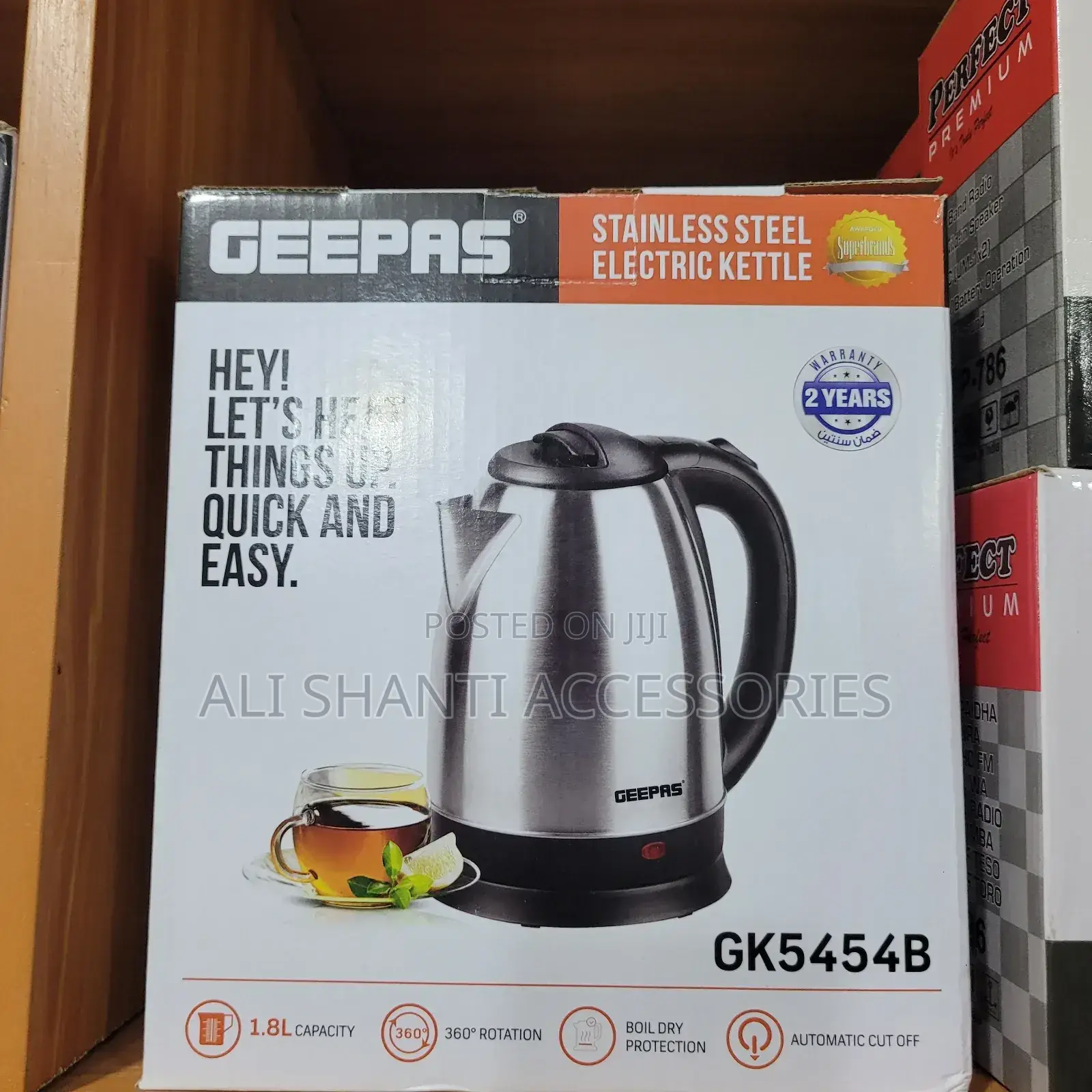 2L Geepas Electric Kettle