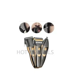 Geemy 3 In 1 Rechargeable Hair Clipper , With Smoother