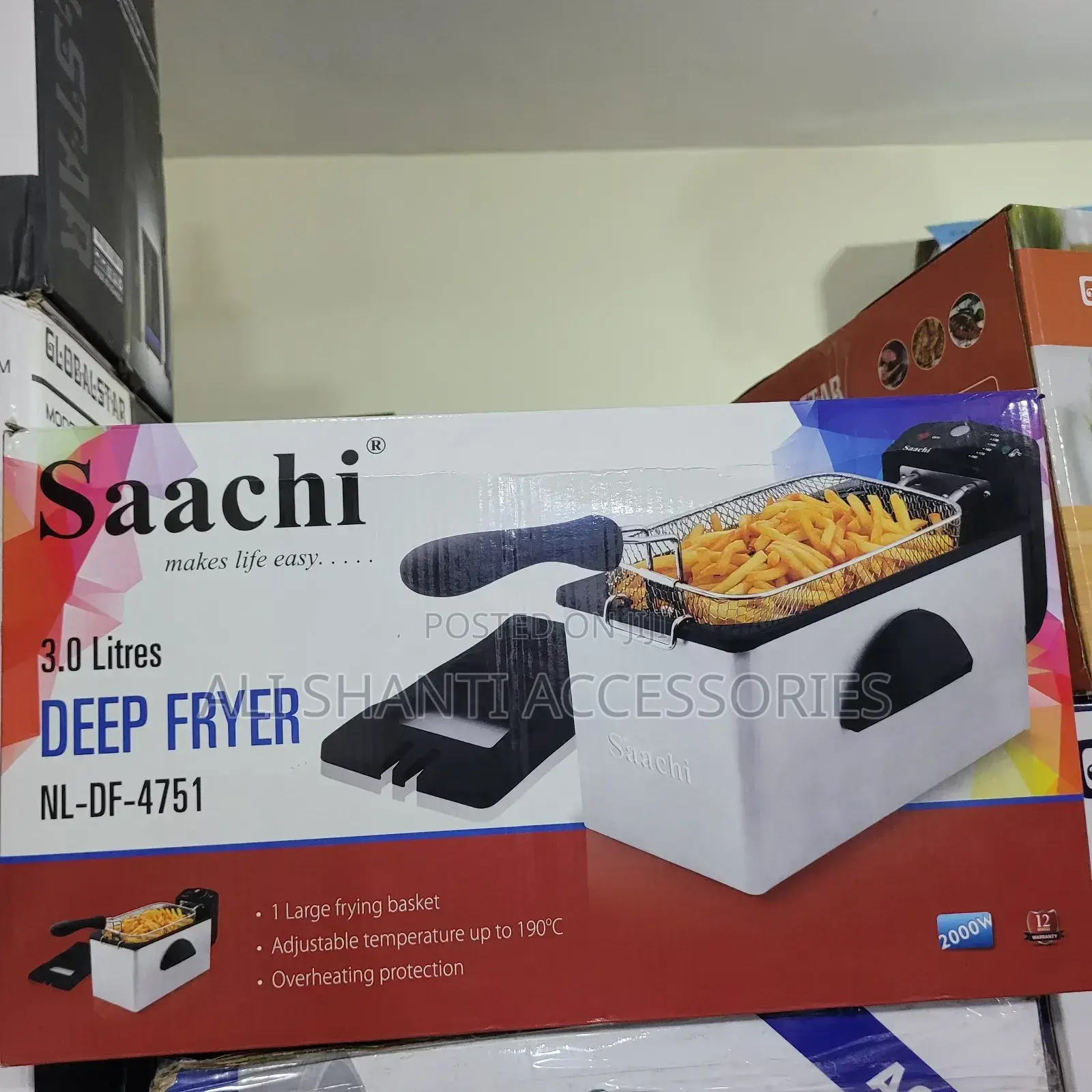 Single Deep Fryer/Deep Fryer Saachi 3.0l