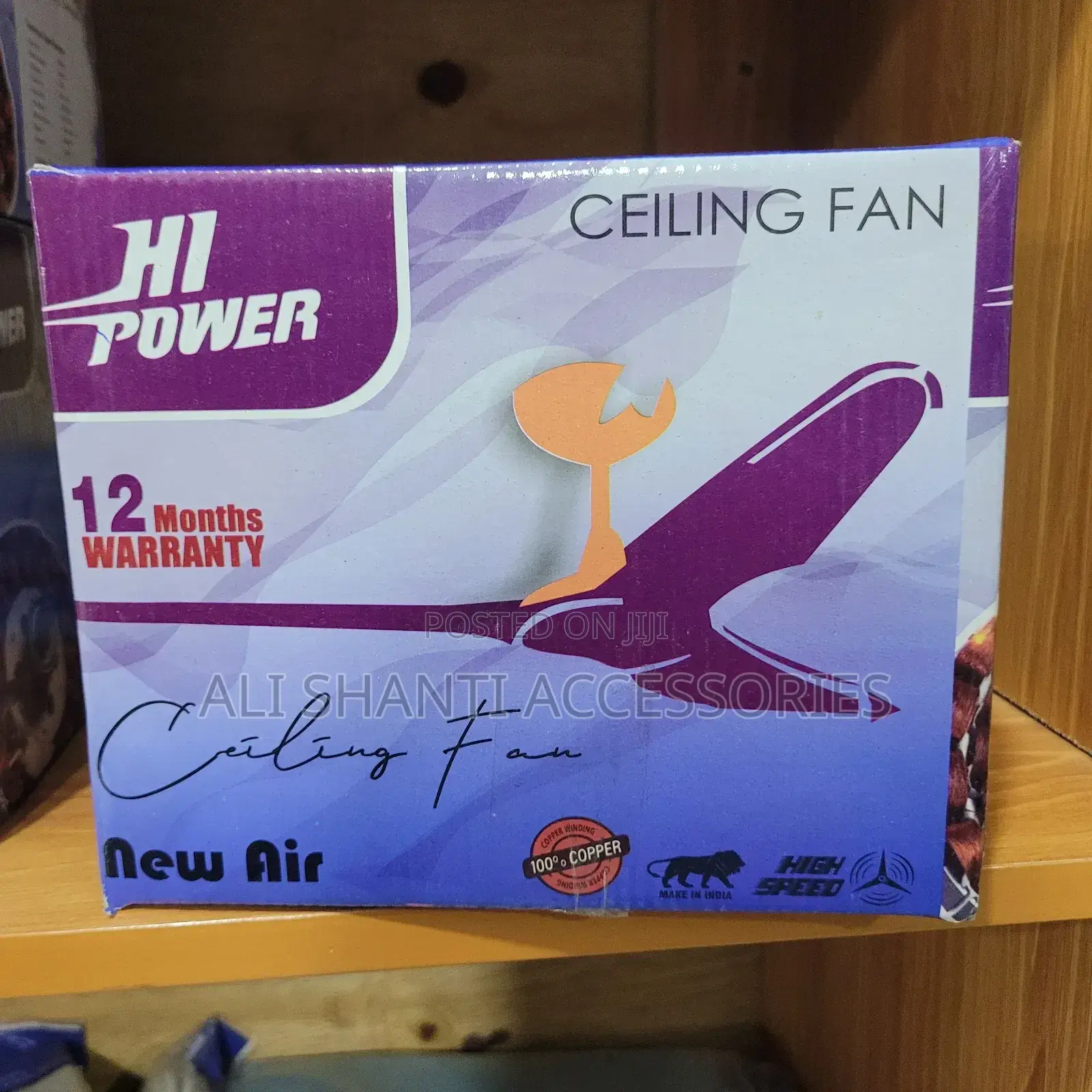 Hi Power Ceiling Fan and Blades