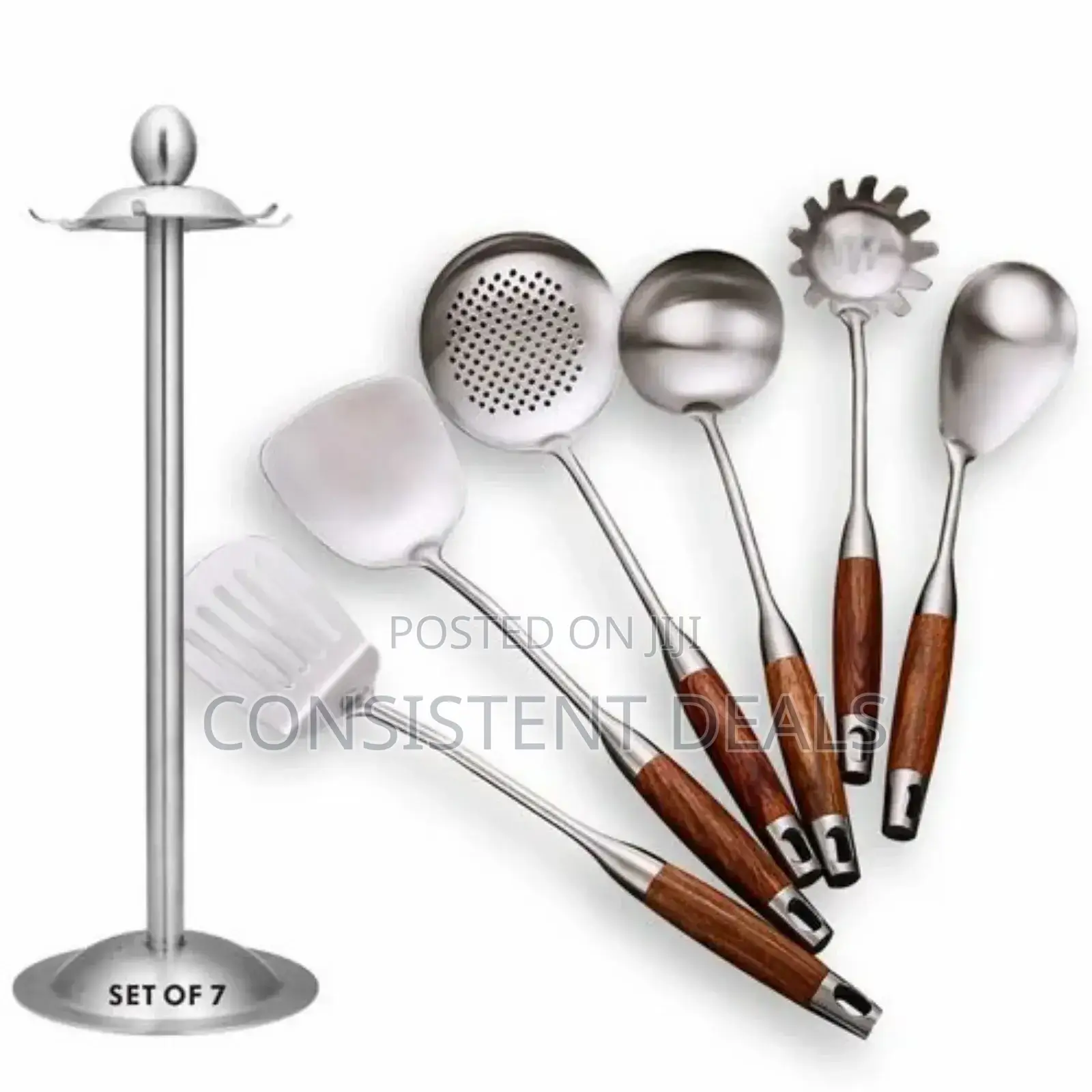 6 Piece Stainless Cooking Utensils