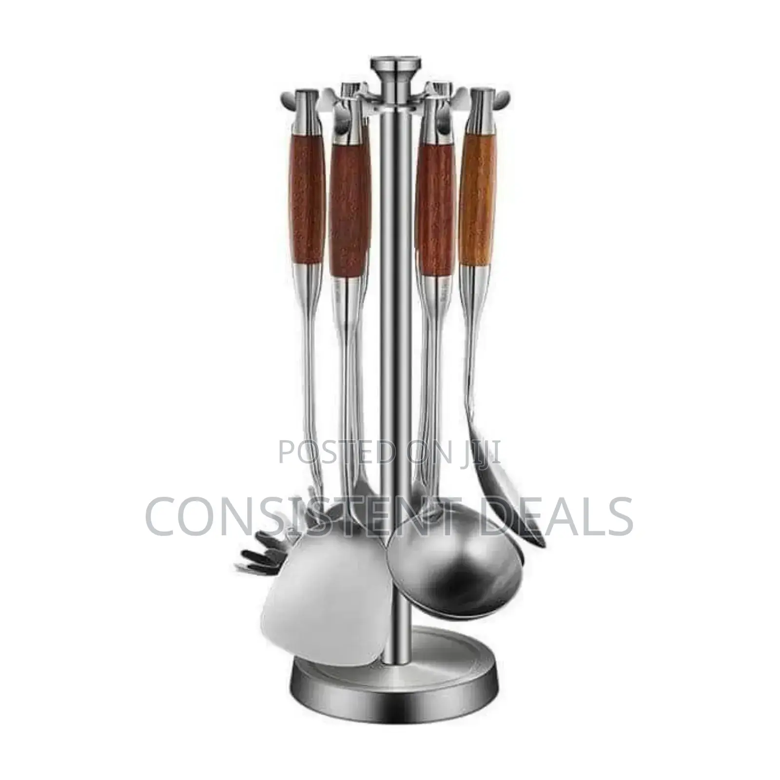 Thickened 6pcs Stainless Steel Cooking Utensils Set