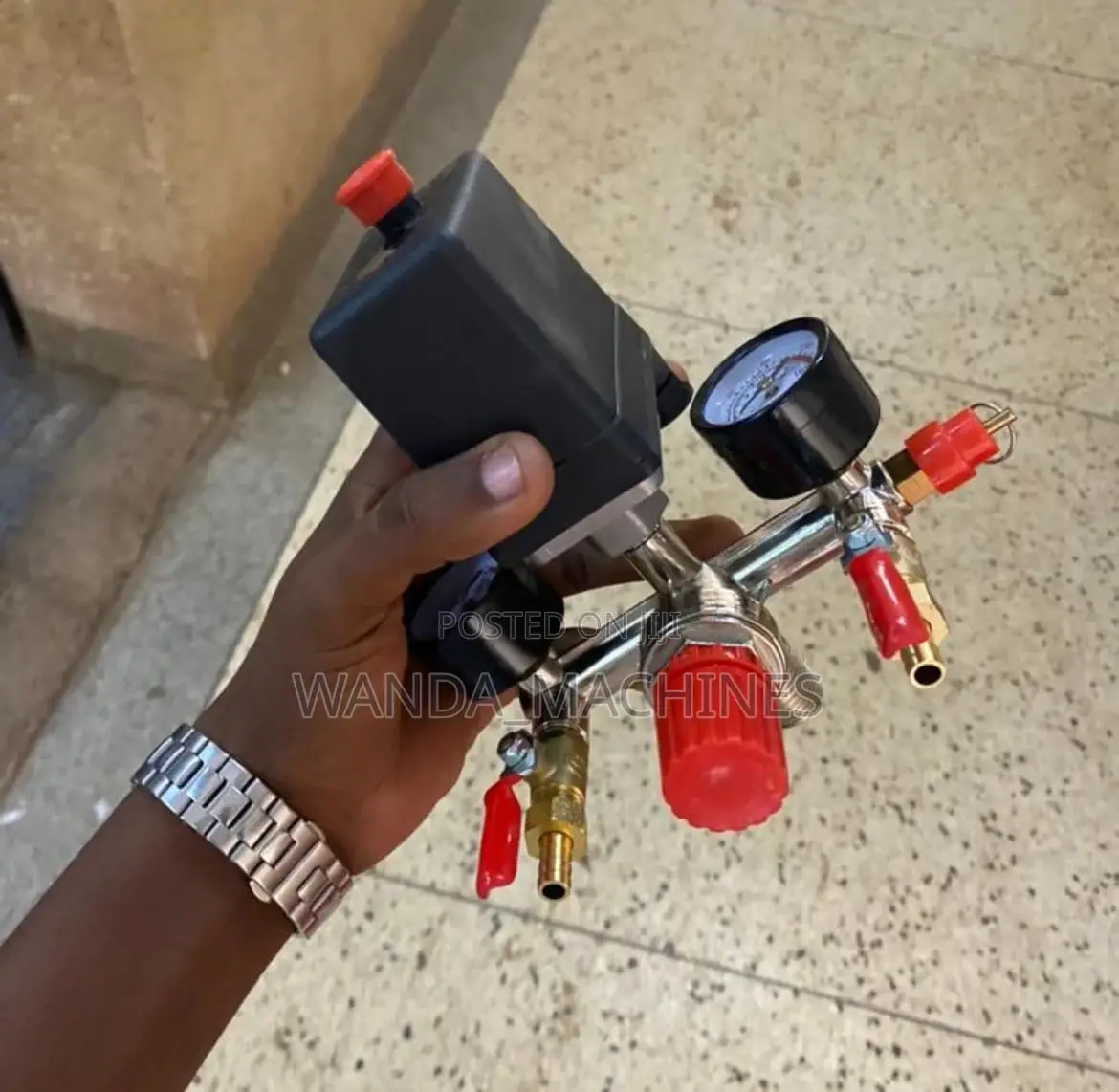 Double Metre Air Compressor Switch System