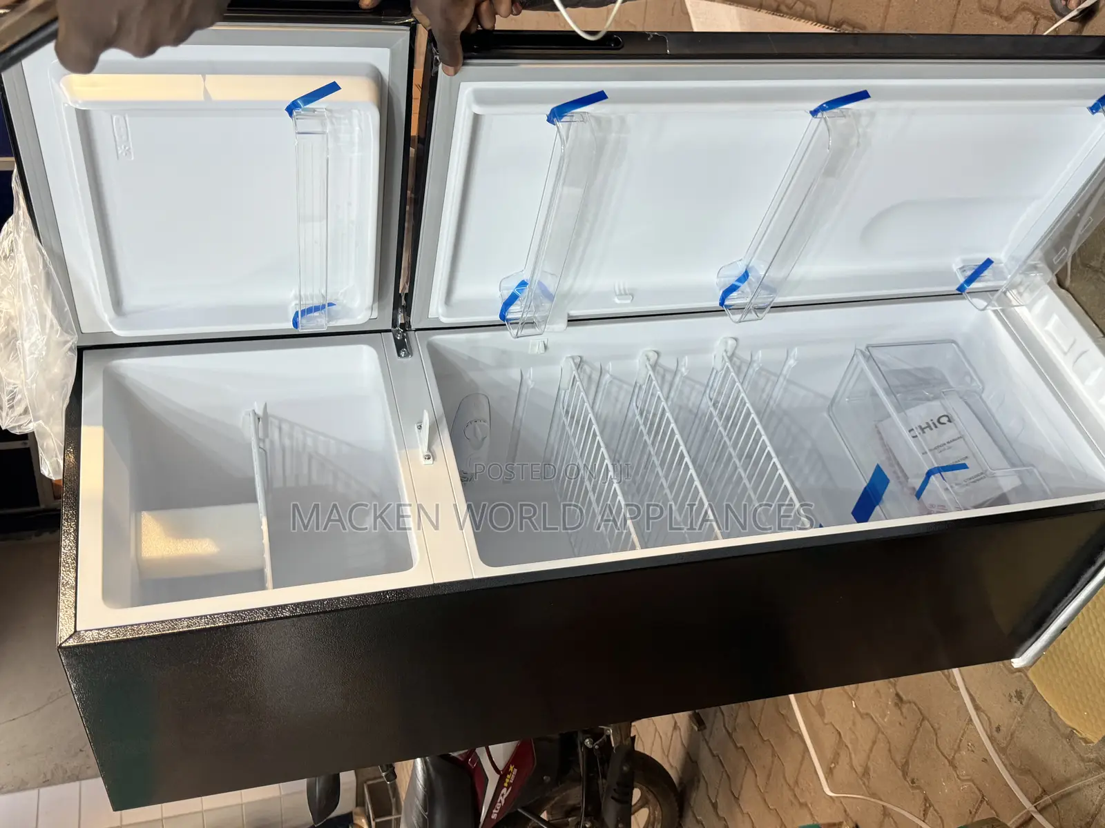 220 Liters Chiq Double Door Refrigerator 12yrs Warranty