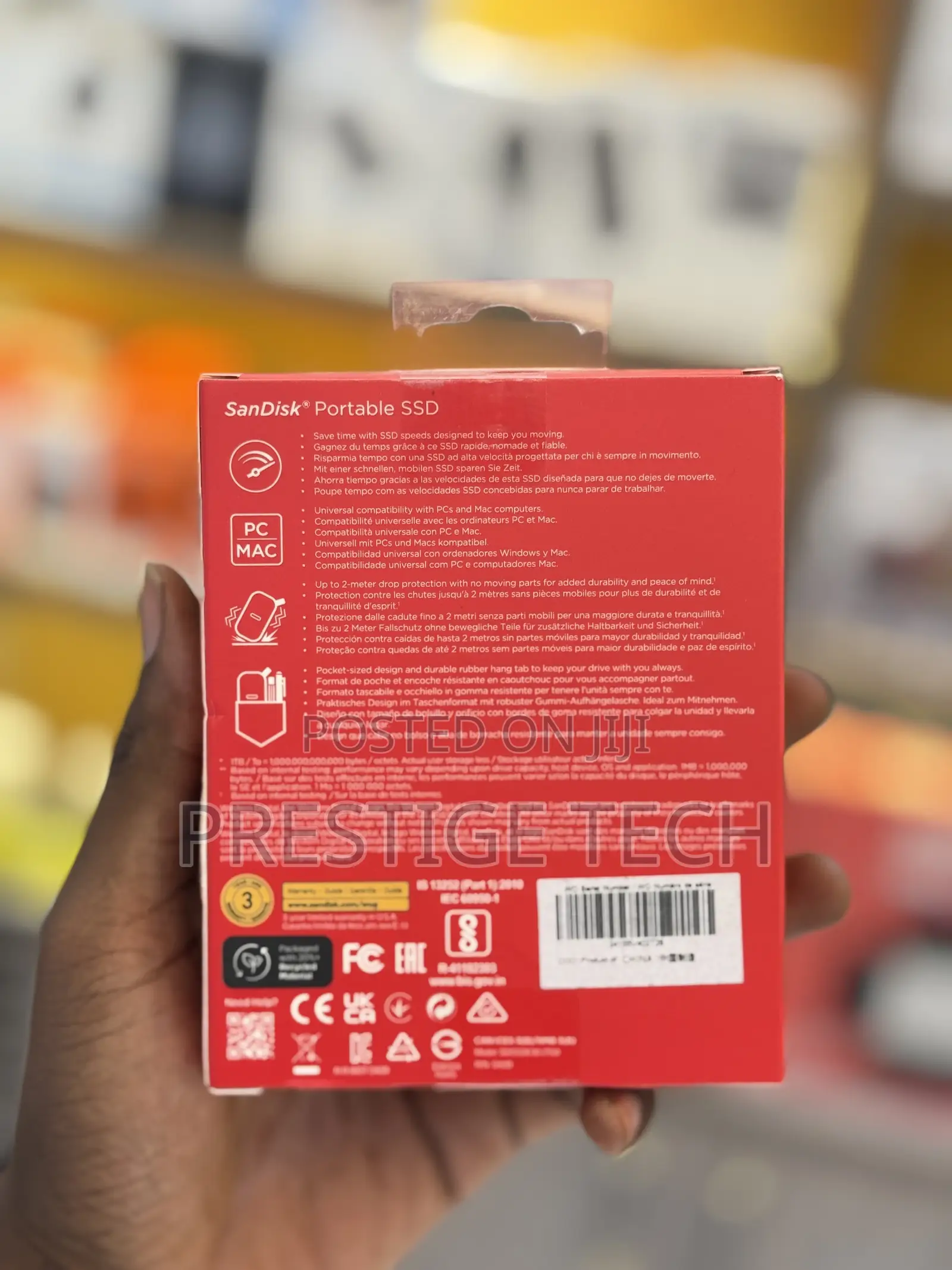 Sandisk 2tb Portable SSD 800mb/S