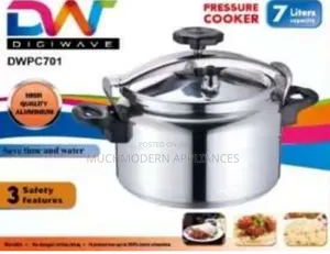 Digiwave Aluminium Pressure Cooker 07L Dwpc701
