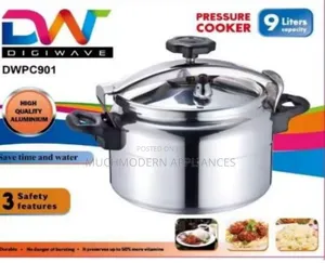 Digiwave Aluminium Pressure Cooker 09L Dwpc901