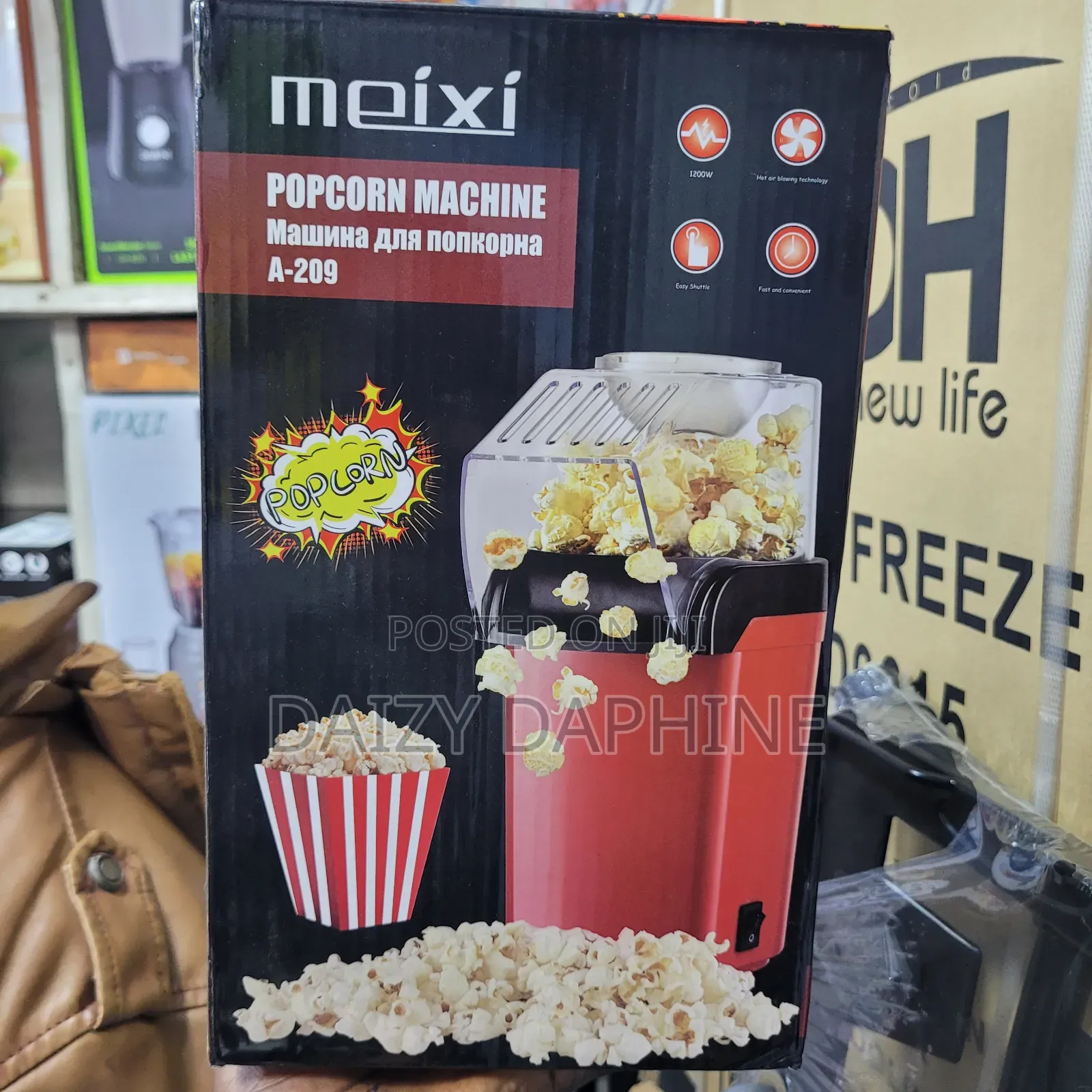 Portable Popcorn Machine
