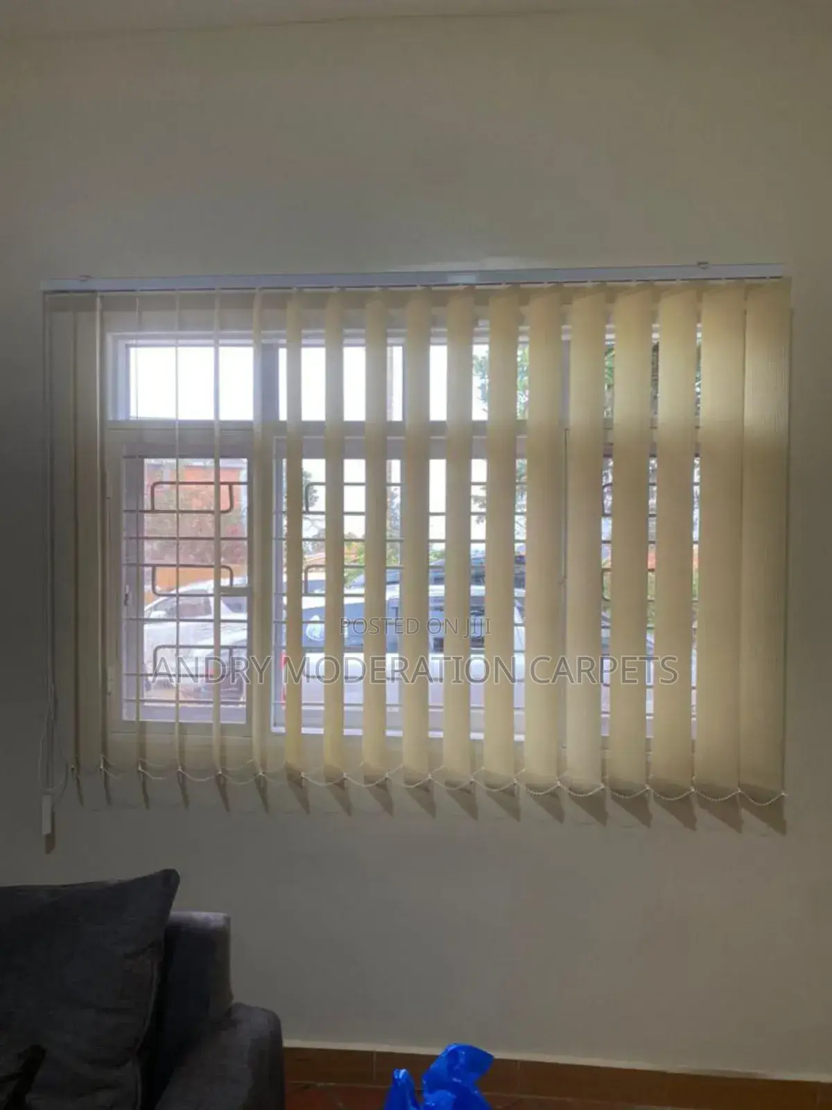 Light Cream Blind Curtains