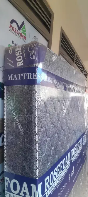 Double Bed 6x8 Inches Silver Grey Quilted Rosefoam