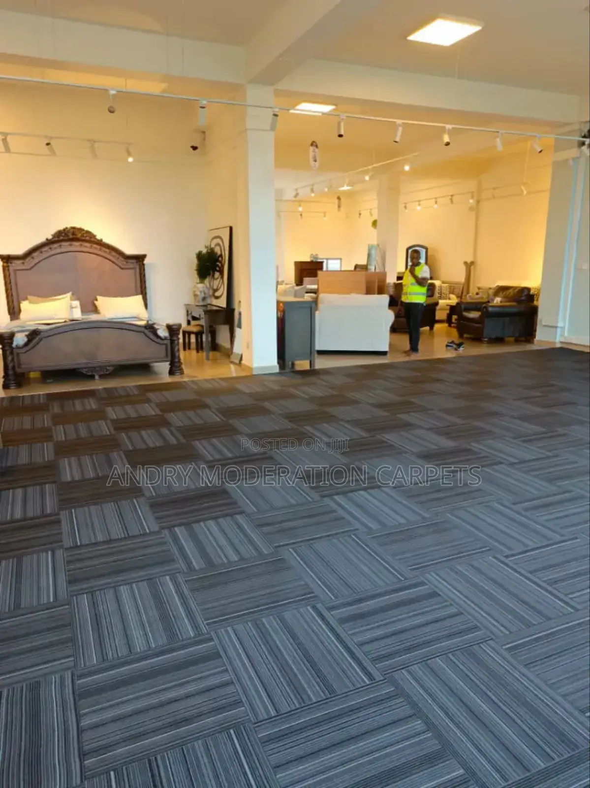 Office PVC Tiles Carpets