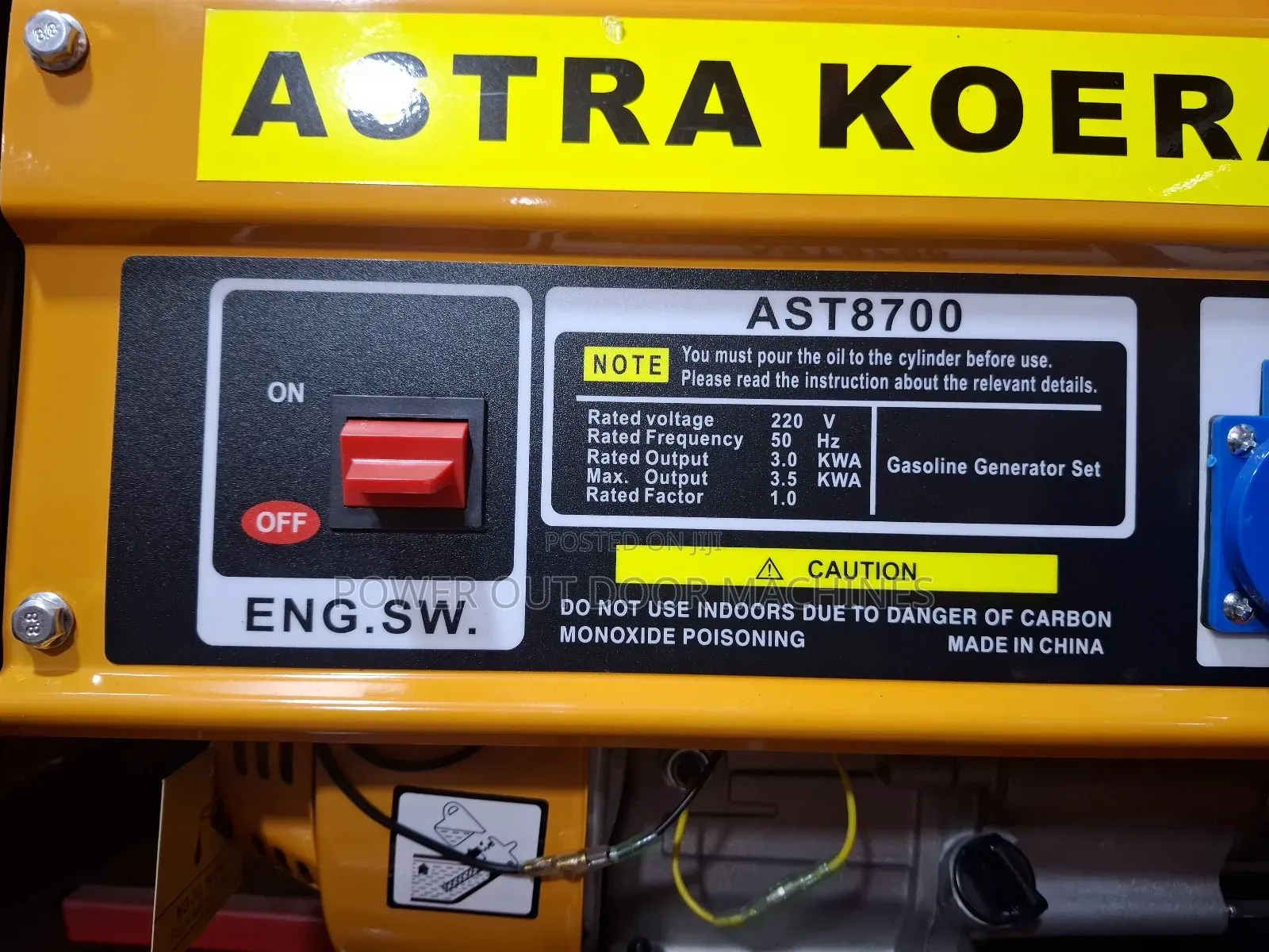 3kva Astra Korea Petrol Generator