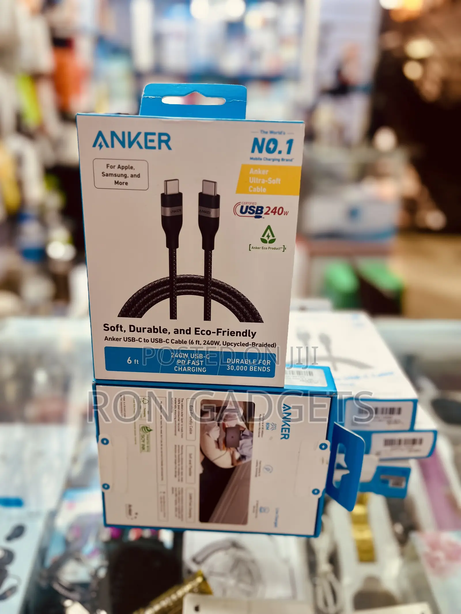 Anker Usb-C to Usb-C Cable 6ft (240w)