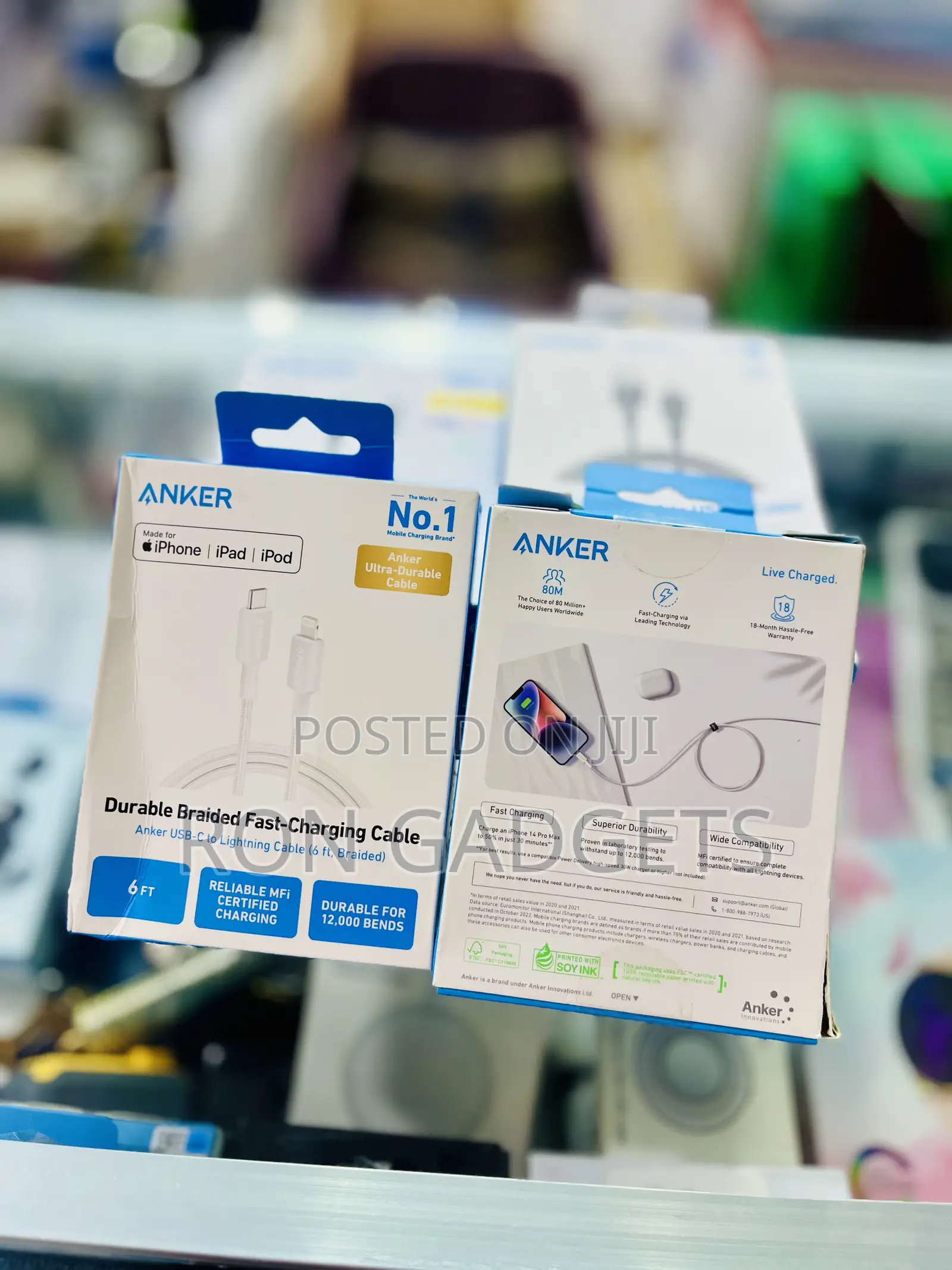 Anker Usb C to Lightning Fast Charging Cable (6ft)