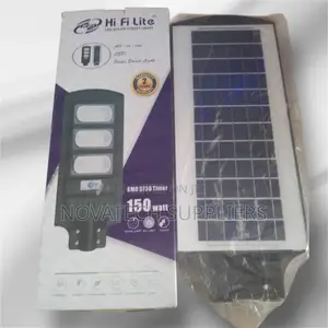 150W Durable Hi Fi Lite Solar Street Lights Khal