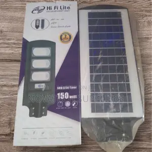 150W Original Hi Fi Lite Solar Street Lights Zuri