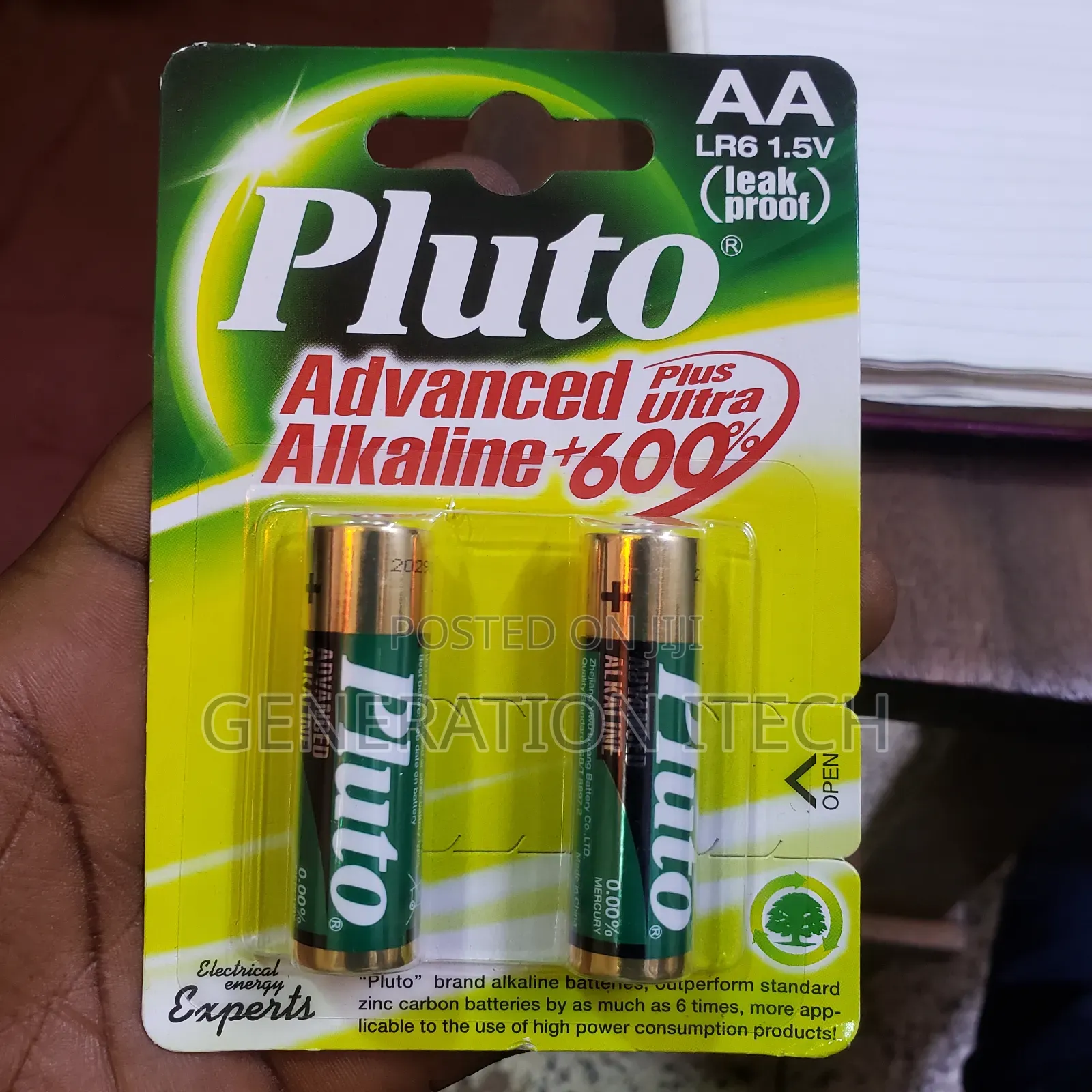 Pluto Advanced Alkaline Batteries -Plus Ultra 600%