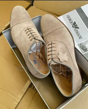 Men Suede Shoes/Giorgio Armania
