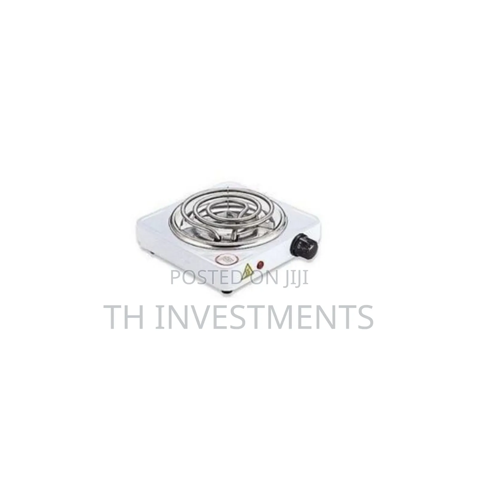 Hot Plate Electric Cooker- Single-Coil - White