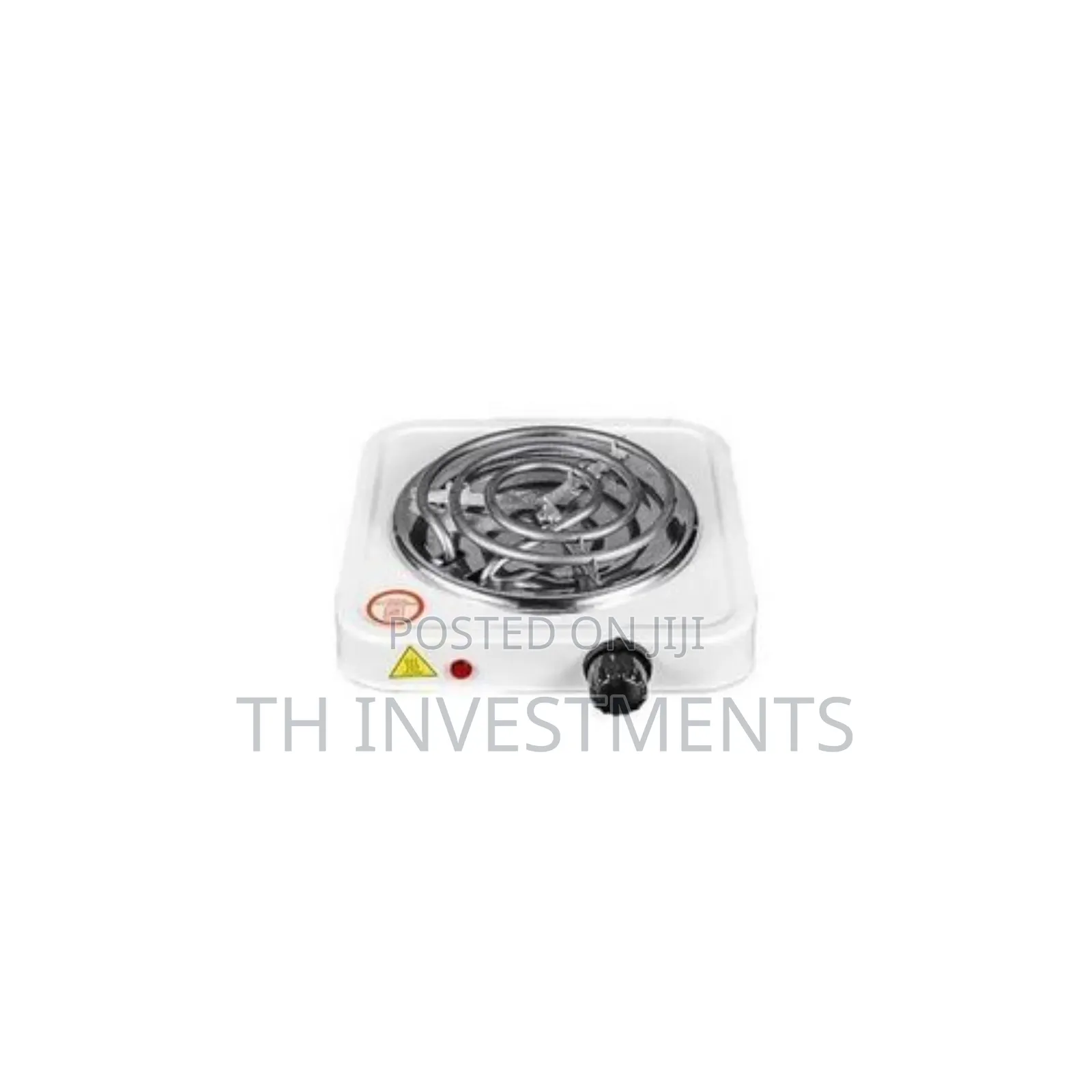Hot Plate Electric Cooker- Single-Coil - White