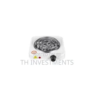Hot Plate Electric Cooker- Single-Coil - White