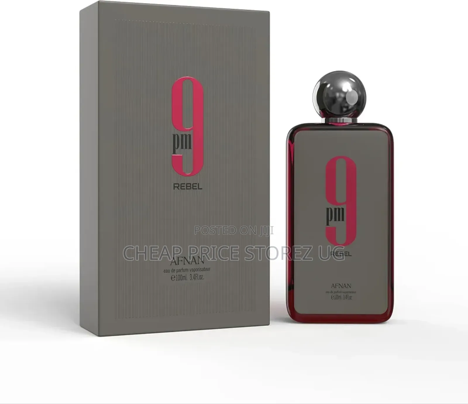 Afnan 9 Pm Rebel Unisex Eau De Parfum, 3.4 Fl. Oz