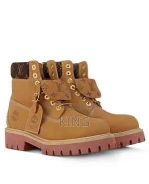 Brown LOUIS VUITTON LV X Timberland Ankle Boot