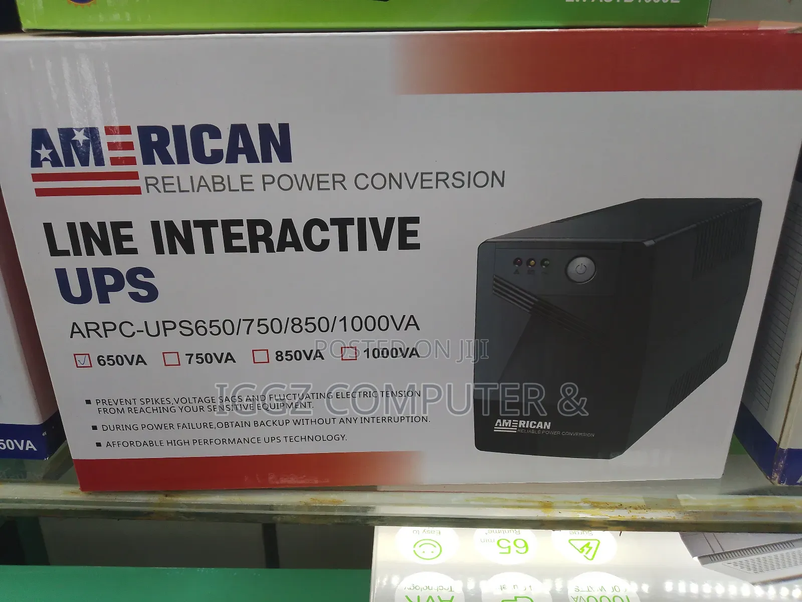 American Interactive UPS 650va