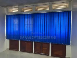 Blue Vertical Window Blinds Per Square Meter Available 3