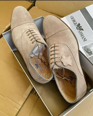 Actual Giorgio Armani Suede Oxford Shoes
