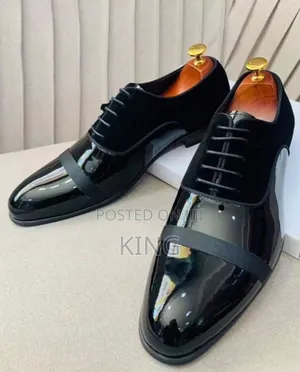 Elite Leather Shoes. Black/Gentle