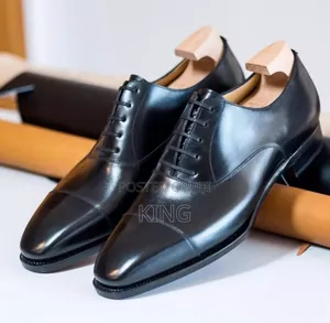 Icon Leather Shoes. Black/Gentle