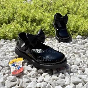 Verified Crabkids Girls School Shoes. Black
