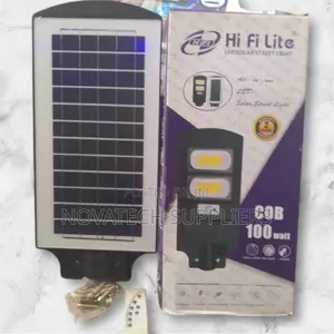 100W Original Hi Fi Lite LED Solar Street Lights Btun