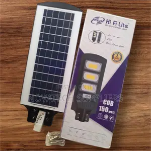 150W Original Hi Fi Lite LED Solar Street Lights Caes