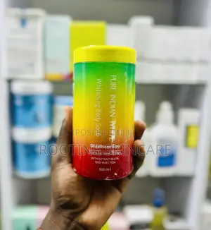 Indian Pure White Glutathione Glow Whitening Body Scrub 500m